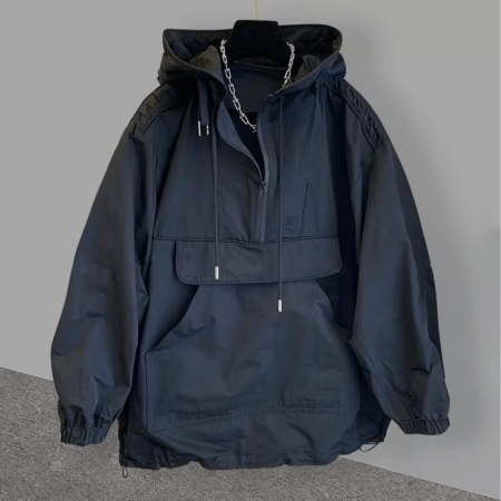 Windbreaker Jacket (Black detail)